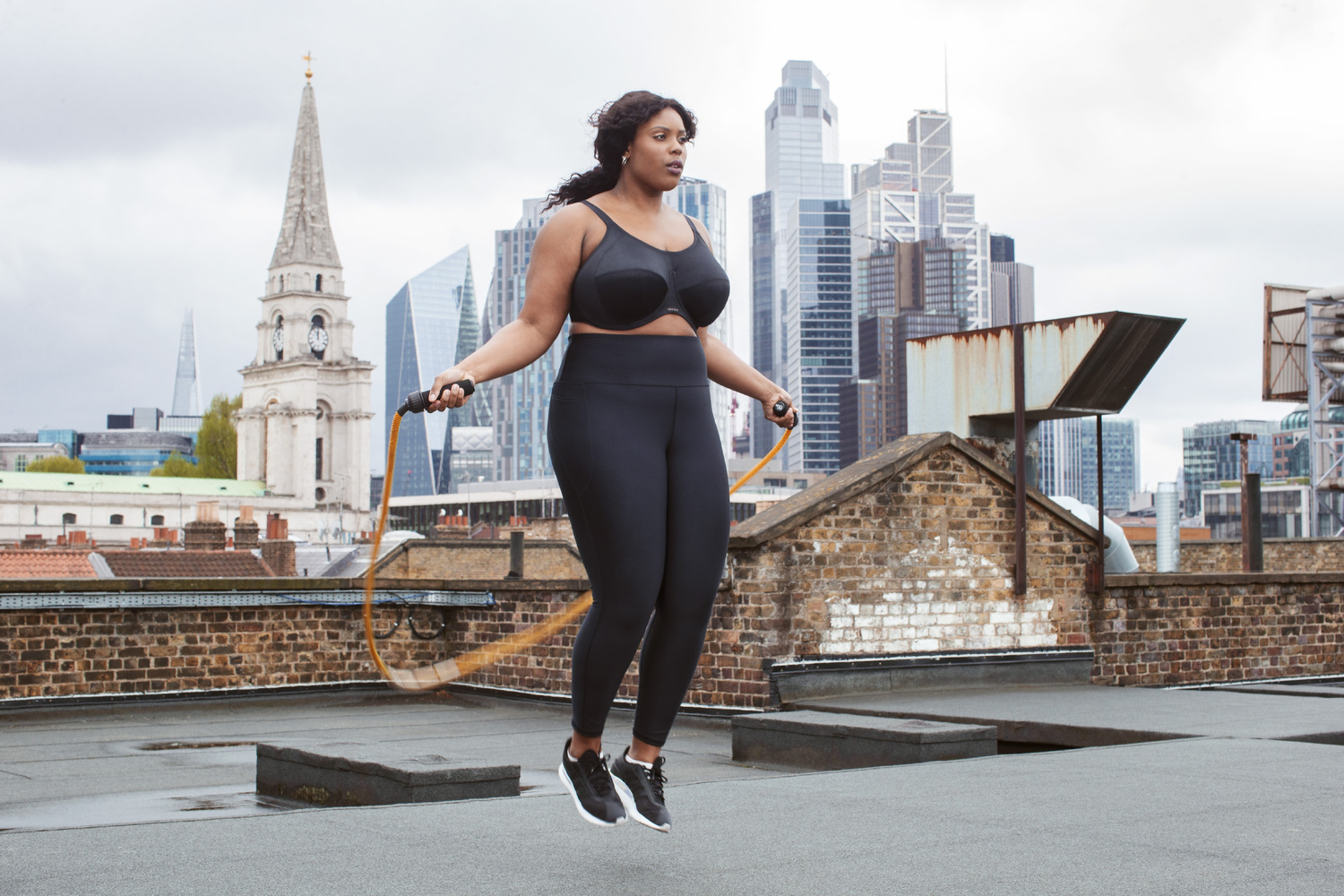 Elomi Energise sports bra in action